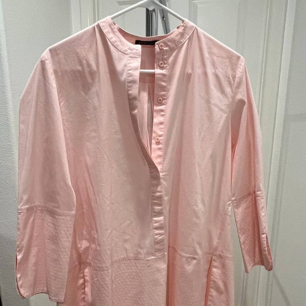 Soft Pink 2 tone  blouse